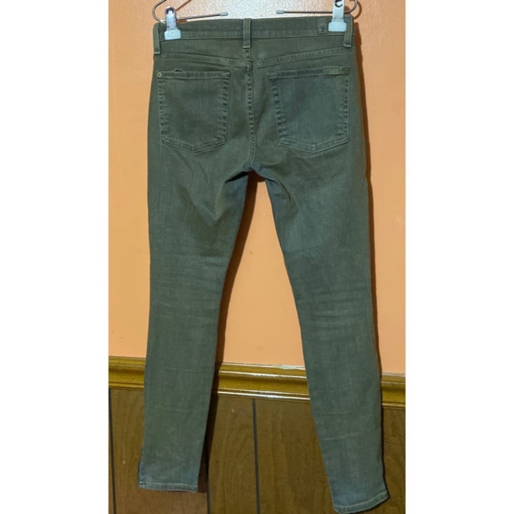 Cropped Skinny Ankle Zip Jeans - Picture 5 of 8